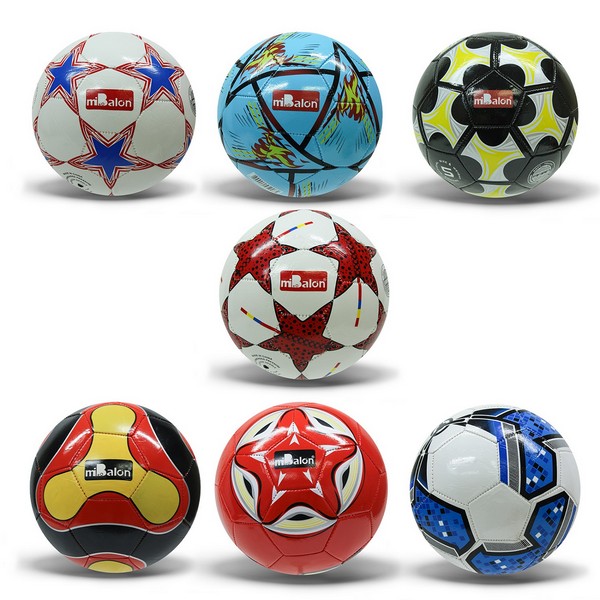 М'яч футбольний арт. FB2336 (100шт) №5, PVC 220 грам, 8 mix (шт.)