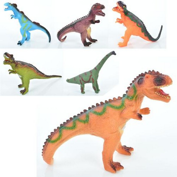 Фігурка YY601-1-2-7-8-9-13 (60шт) динозавр, 6 видів, від 25см, звук, на бат-ці (табл) (шт.)