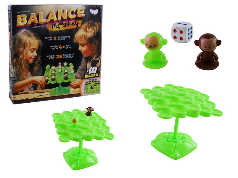 Розвиваюча настільна гра "Balance Monkey" (10) BalM-01 (шт.)