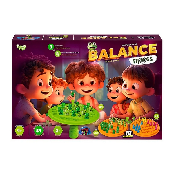 Розвиваюча настільна гра "Balance Frogs" велика (5) BalF-02 (шт.)