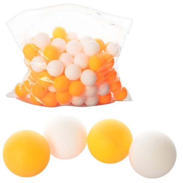 Тенісні кульки MS 0451 (2880шт) 40мм, PP, шовний, 1 упаковка 144шт, 2 кольори (шт.)