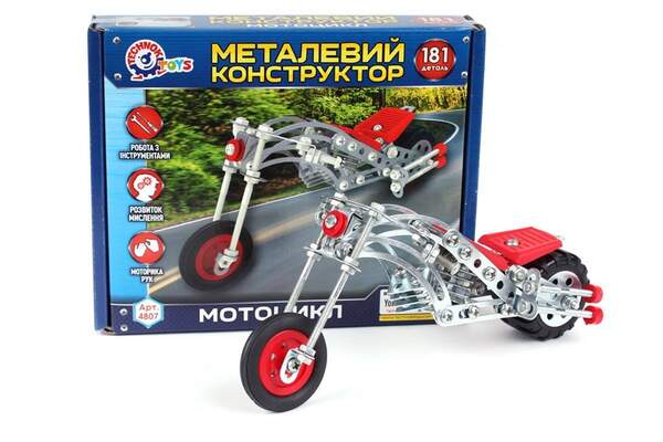 Конструктор металевий "Мотоцикл ТехноК" арт.4807 (шт.)