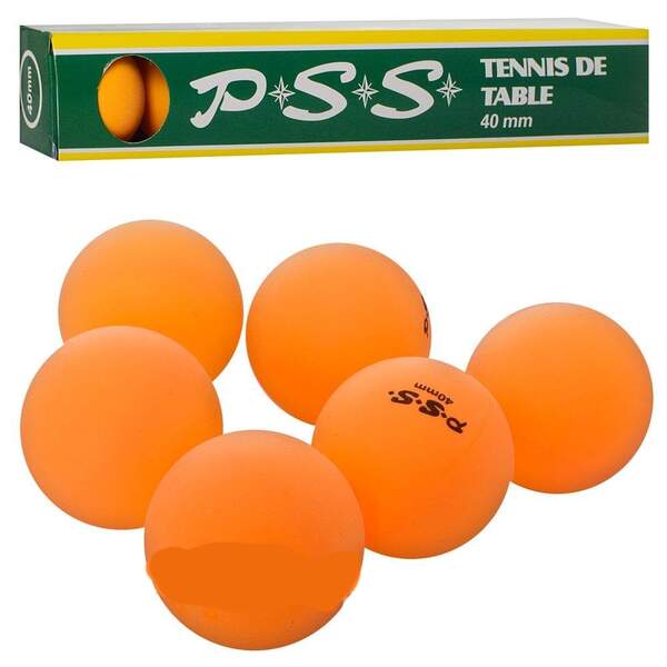 Тенісні кульки MS 2202 (120шт) 6шт, 40мм, у коробці, 24-4-4см (шт.)