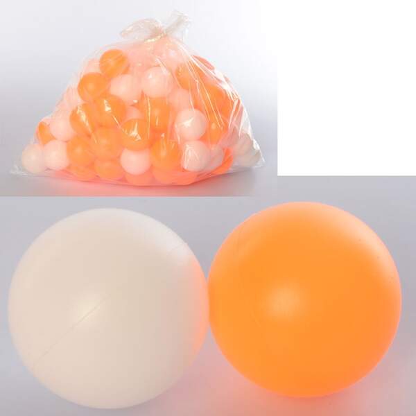 Тенісні кульки MS 3014 (1200шт) шовний, 38мм, 2 кольори, упаковка 100шт в кульку (шт.)