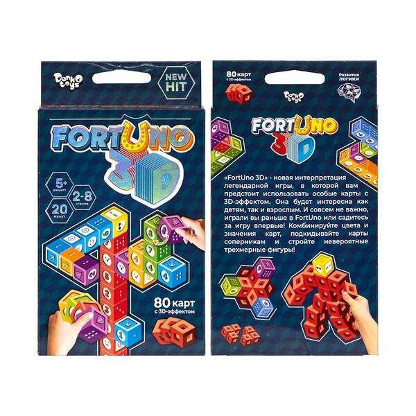 Настільна розвиваюча гра "Fortuno 3D" укр (32) G-F3D-01-01U (шт.)