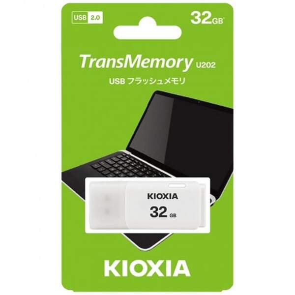USB 2.0 Kioxia TransMemory 32Gb U202 White (шт.)