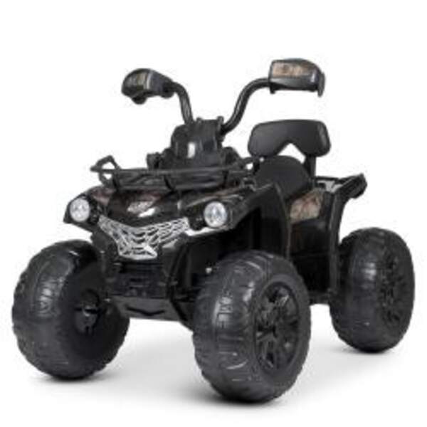 Іграшка Квадроцикл JS009EL-2 (1шт) 1акум12V10AH, 2мотори 35W, шкір. сидіння, колеса EVA, чорний (шт.)
