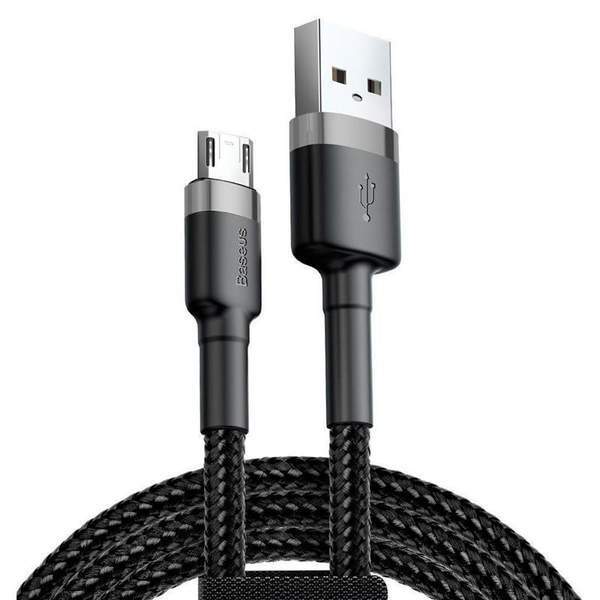 Кабель Baseus Cafule Cable USB for Micro 1.5A 2м Black (CAMKLF-CG1) (шт.)