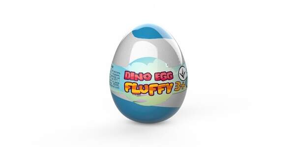Fluffy Egg Color Magic ТМ Lovin Іграшка-антистрес 40 мл. / 30шт банка UA 81003 (шт.)