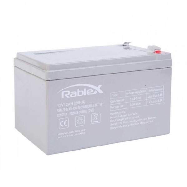 Акумуляторна батарея Rablex 12v-12Ah (RB1212) (шт.)