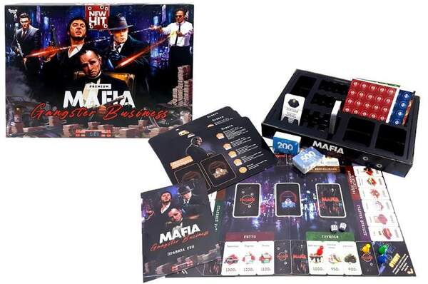 Настільна розважальна гра "MAFIA. Gangster Business. Premium" укр (5) MAF-03-01U (шт.)