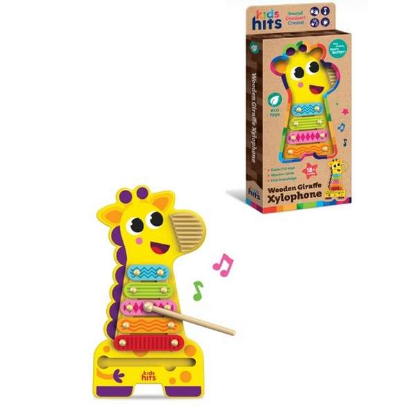 Дерев'яна іграшка Kids hits арт. KH20/020 (14шт) жирафа дерев. ксилофон кор. 16,1*35*3,4 см (шт.)