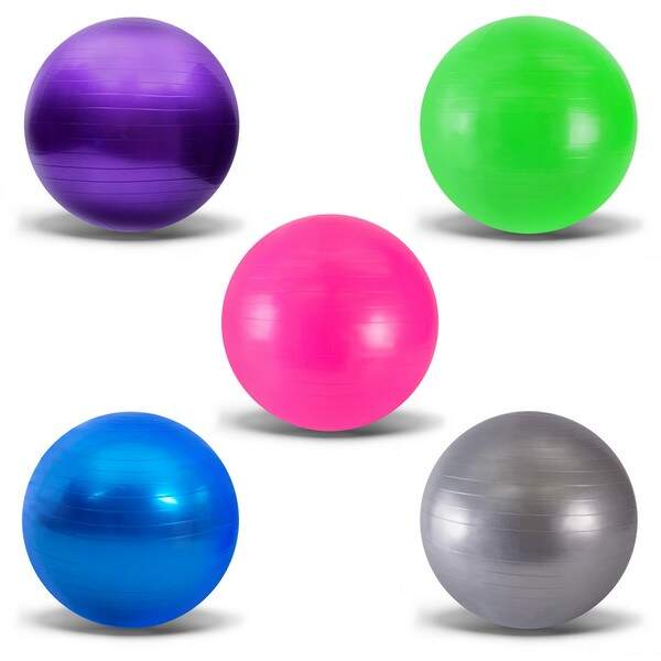 М'яч для фiтнесу арт. B5560 (50шт) 55см, 600 грам, MIX 5 кольорів, пакет (шт.)