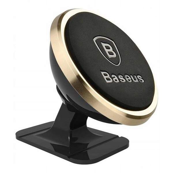 Кріплення для телефону  Baseus 360° Adjustable Magnetic Phone Mount Gold (SUCX140015) (шт.)