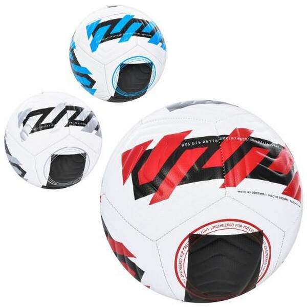 М'яч футбольний MS 3607 (30шт) розмір5, ПУ, 380-420г, 3кольори, в кульку (шт.)