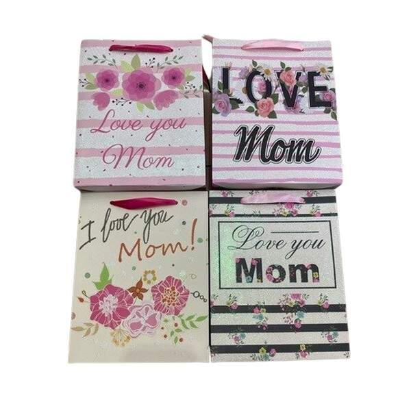 Пакет подарунковий паперовий L "Love Mom" 30*40*12см R91196-L (360шт) (шт.)