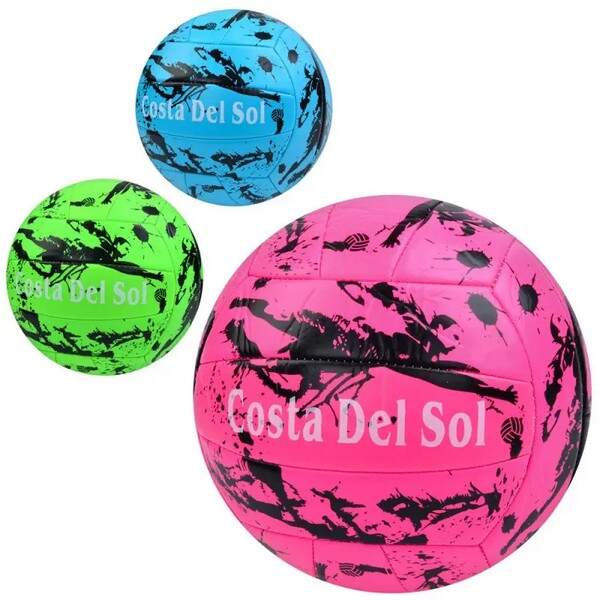 М'яч волейбольний MS 3831 (30шт) офіц.розмір, ПУ, 250-260г, 3кольори, в пакеті (шт.)