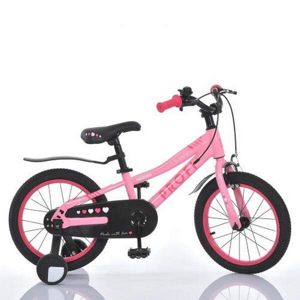 Велосипед дитячий 18д. MB 1808-3 (1шт) SKD75,сталева рама,дод.кол.,рожевий (шт.)