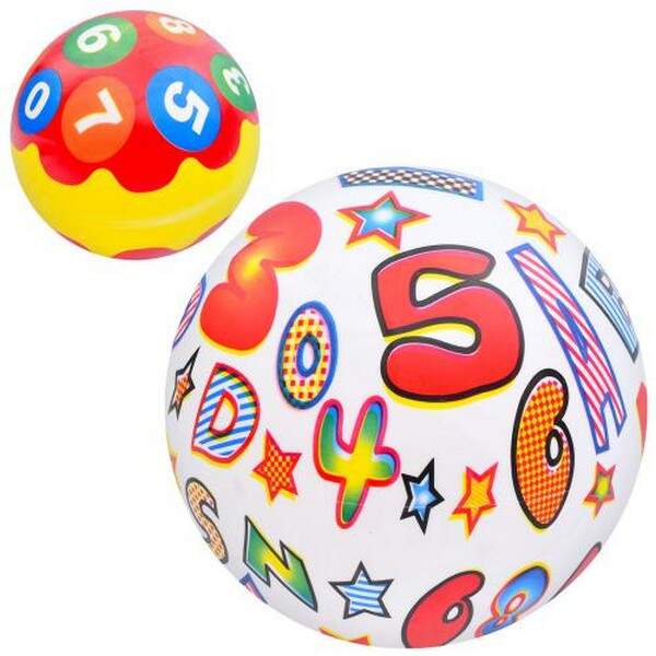 М'яч дитячий MS 3733 (120шт) 9 дюймів, кавун, 60г, 2види (шт.)