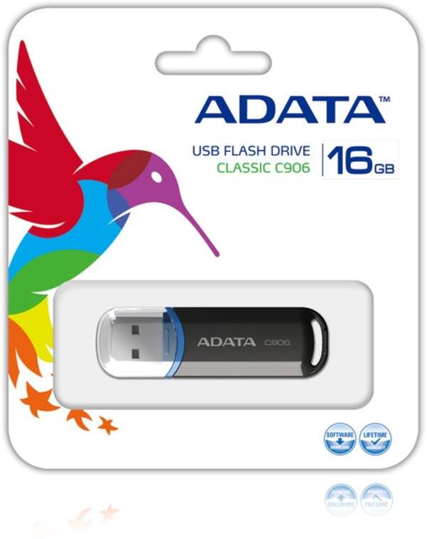 карта памяти A-Data USB Drive C906 32GB black (шт.)