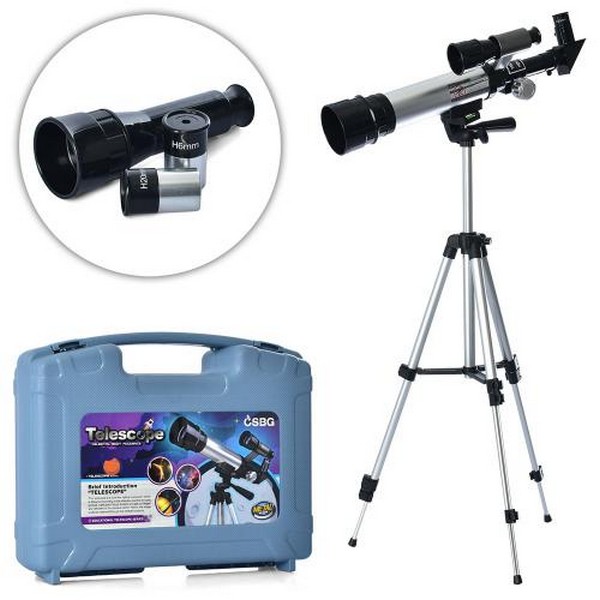 Телескоп BG011 (6шт) метал, на тринозі30см, об'єктив35см, в чемодані, 35-28-8см (шт.)