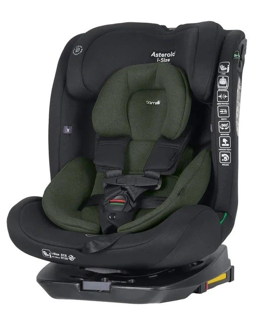Автокрісло CARRELLO Asteroid i-Size CRL-17001 Hunter Green 40-150см ISOFIX, поворот /1/ (шт)