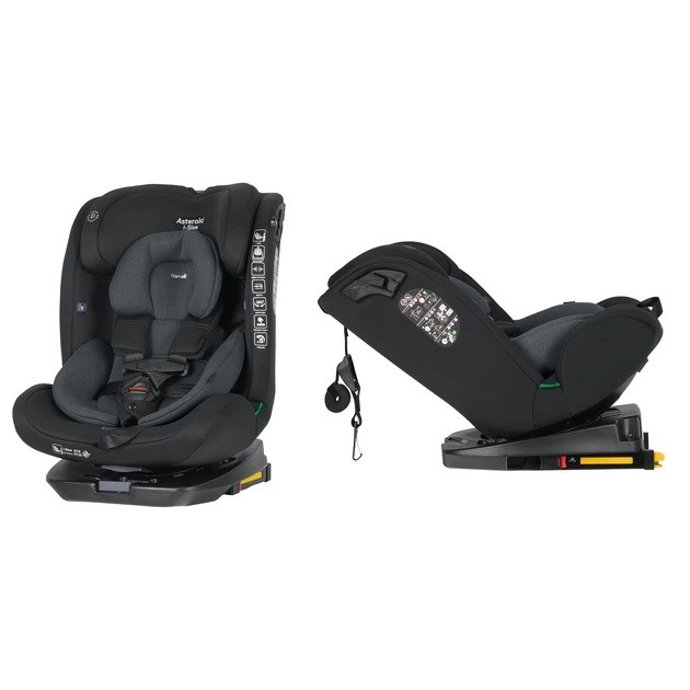 Автокрісло CARRELLO Asteroid i-Size CRL-17001 Magnet Gray 40-150см ISOFIX, поворот /1/ (шт)