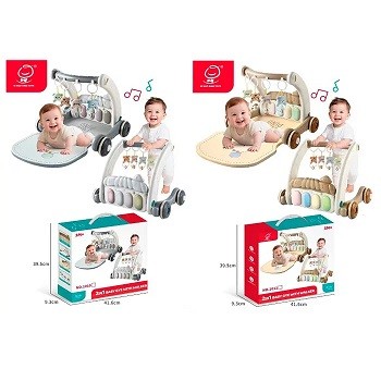 Каталка-ходунки 1010-1011 (8шт) 34,5-46,5-в37см, 2в1(килимок для немовляти 71-46см), підвіски 4шт, п (шт)