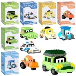 Конструктор V4007-8-9-10-11-12 (96шт) машина, 6 видов, в кор-ці, 8-12,5-5см (шт)