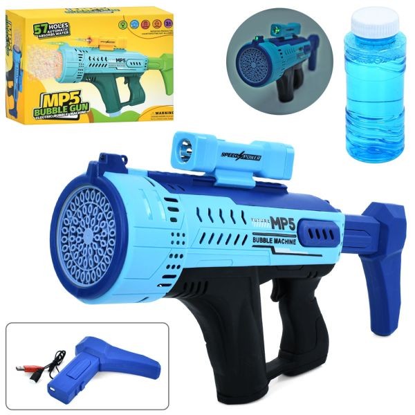 Мильні бульбашки 152 (30шт) пістолет, 15,5см, світло, 2 кольори, на бат-ці, в кор-ці, 16-15-7см (шт)