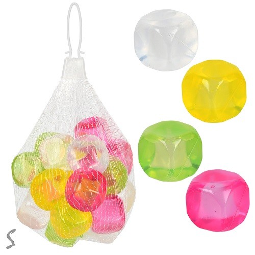 Лід багаторазовий "Color cube" 20шт/уп 2.5см R38326 (100уп) (шт)