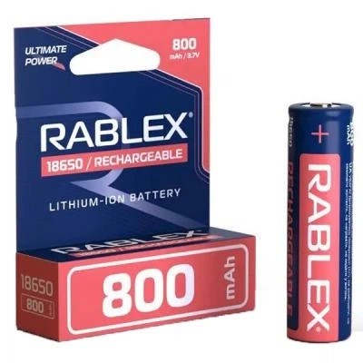 Rablex 18650 Li-lon 800mAh 1pcs/40/400 (шт)