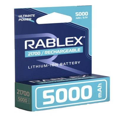 Rablex 21700 Li-lon 5000 mAh (RB2170) 1pcs/40//400/ (шт)