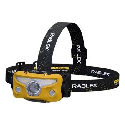 RB  976  Ліхтарик Rablex налобний акумуляторний + водонепроникний + white/red/yelow + Type-C) /40 (шт)