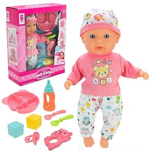 Пупс "Чудо Малюк" арт. PL-524-105 (24шт/2)   м'яконабивний, муз, аксес короб. 25*10*33 см (шт)