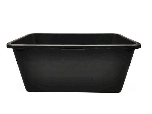 Таз прямокутний 45л. (чорний) (к.463) (шт)