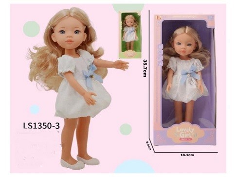 Лялька арт. LS1350-3 (24шт/2)  в стильному вбранні, 35 см короб. 16.1*8.4*35.7 см (шт)