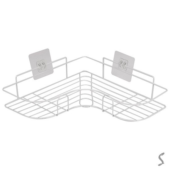Полиця до ванної кутова "Modern Home" 26*26*6см R33674-W (40шт) (шт)