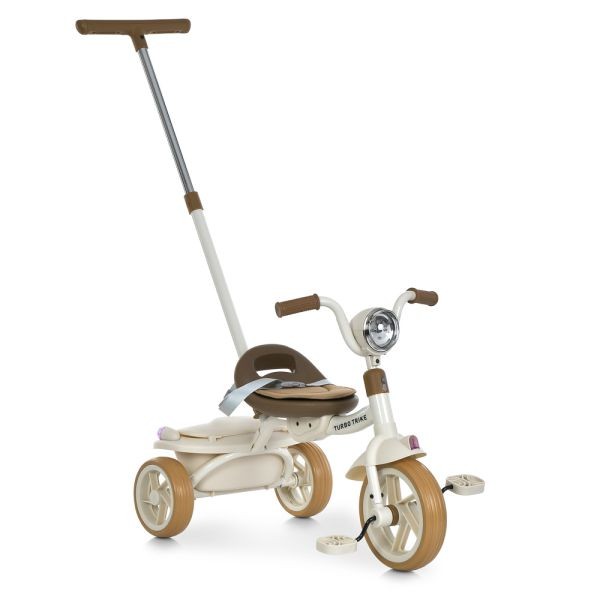 Велосипед MT 1037-1 Beige (1шт) 3 колеса EVA 8/6д., 61-39-49,5см, муз,BT,світло, бежевий (шт)
