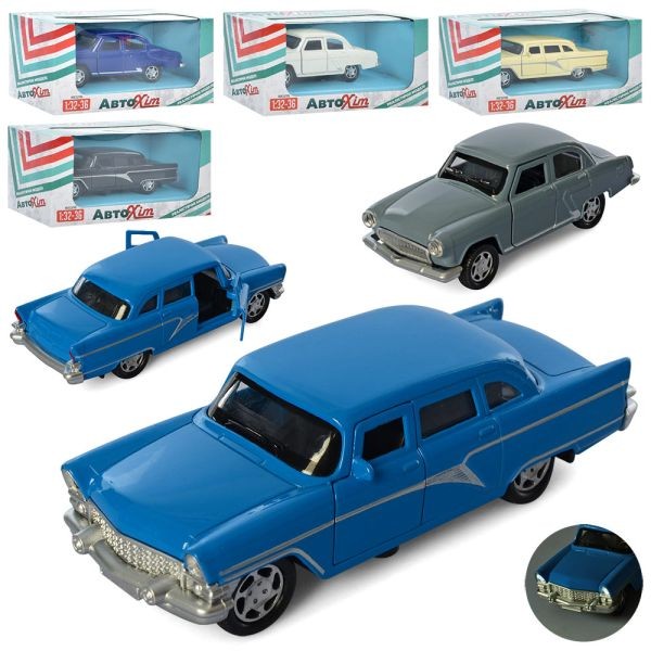 Машина M 5670 (36шт) 1:32-36, метал, інерція, 12см, звук, світло, відчиняються двері, гумові колеса, (шт)