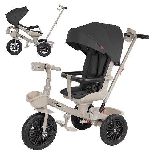 Велосипед триколісний TILLY FLASH T-3812 BLACK /1/ (шт)