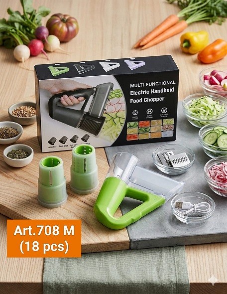 708 M Багатофункціональний електричний ручний подрібнювач продуктів (шт)