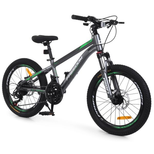 Велосипед PROFI FREEDOM 20 д. FD-2002 (1шт) алюм.рама 11",SKD 85%,SHIMANO 21SP,швидкознім.кол.,промп (шт)