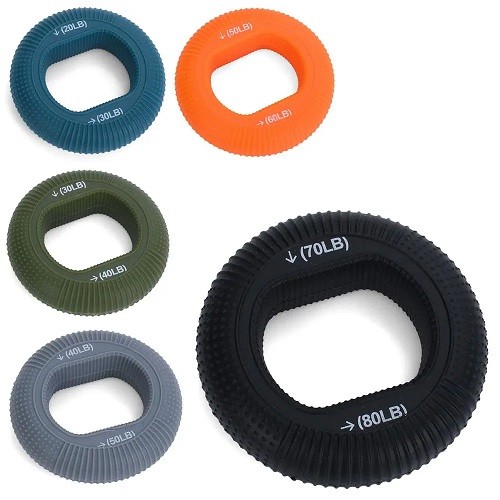 Еспандер MS 4827 (60шт) кистьовий, 7,5-2см, 5видів(20-30LB, 30-40LB, 40-50LB, 50-60LB, 70-80LB), у п (шт)