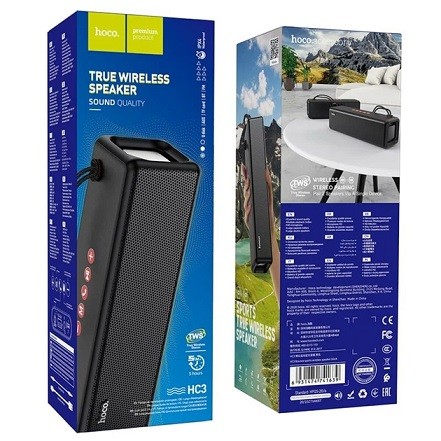 Портативна Bluetooth колонка HOCO HC3 Bounce sports wireless speaker Black (шт)