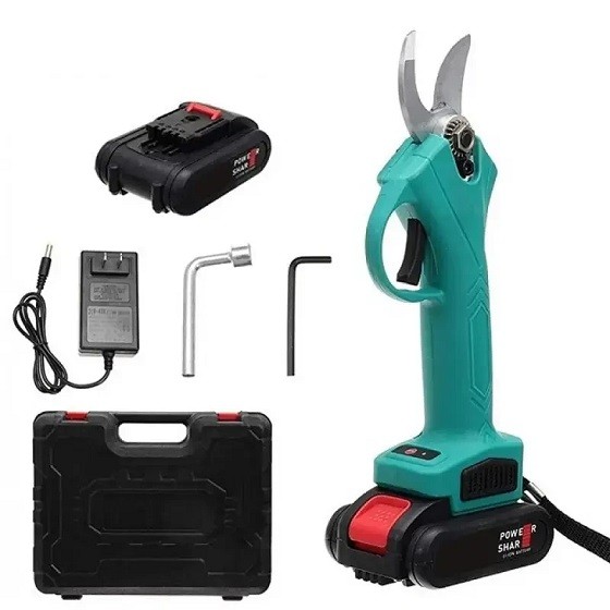 Електричний секатор 3.5 на 2 АКБ 68v Tools (10) (Чорна валіза) 8500 (шт)
