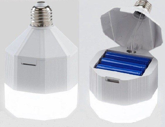 Автономна аварійна LED лампа 30W E27 акумуляторна (знімна 3x18650) YJ-800 (1517) (шт)