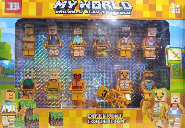 Набір фігурок(4см)  12шт  My World 33102 (шт)