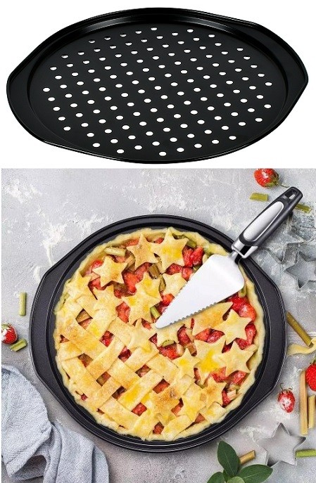 Форма для піци перфорована "Proffi" d36*33.5*1см MH-0495N (24шт) (шт)