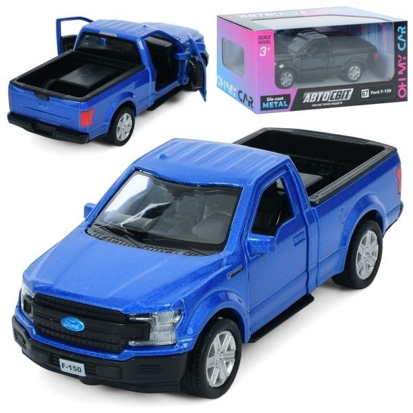Джип AS-3112 (48шт) АвтоСвіт, Ford F150 2018, метал, інерц, 12см, відчиняються двері,гумові колеса, (шт)
